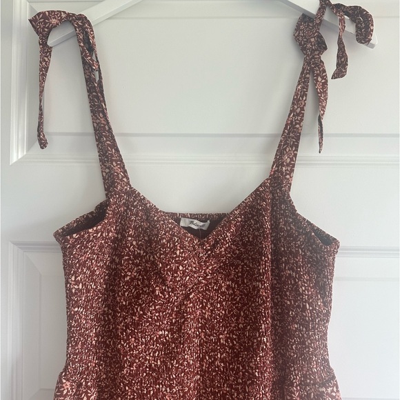 Madewell Lucie Tie-Strap Tiered Midi Dress in Florentine Floral - Picture 4 of 13